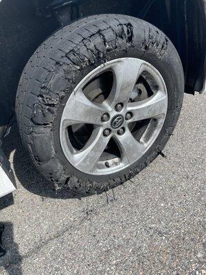 Unsafe tire sold to me