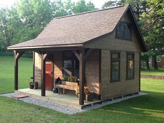 12x16 A-Frame Cabin - Our customers' favorite!