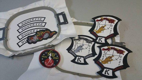 Kenpo patches made right in store