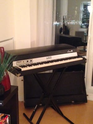 Even my Fender Rhodes enjoys the breath taking views!