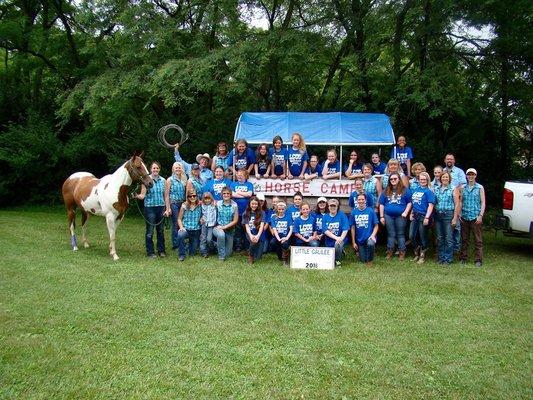 LGCC overs a variety of different camps! This is our girls only, horse camp!