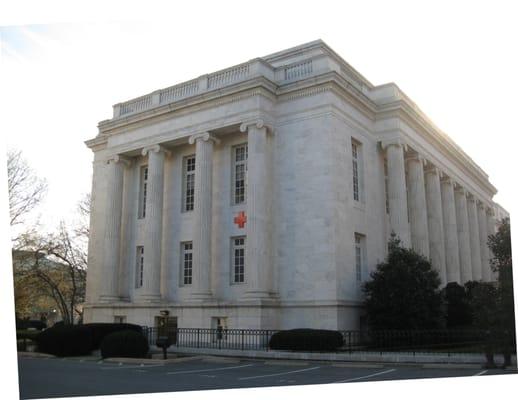 the Red Cross Building (between 17th and 18th Streets, NW)