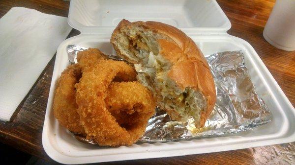 Webb Mason Fried Fish and Onion Rings