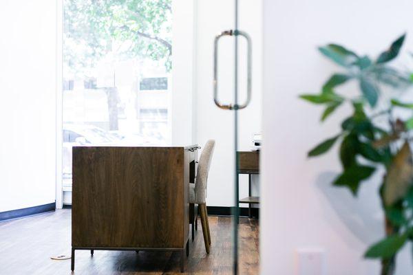 Private Office Suite with window view