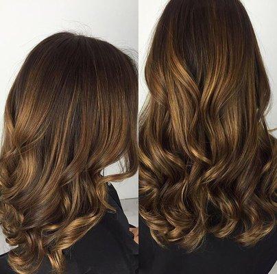 Sun kissed balayage