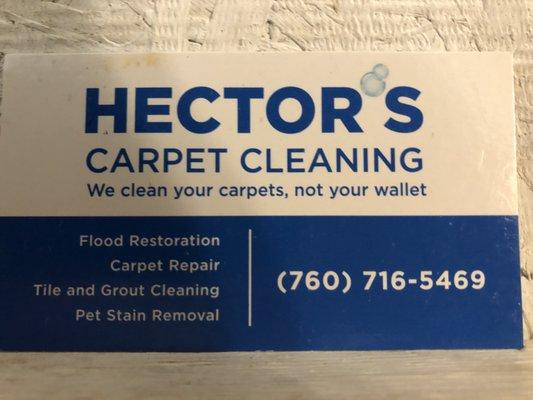 Hector's Carpet Cleaning