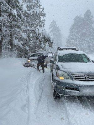 Helped to pull a F-150 out of a bad spot yesterday.