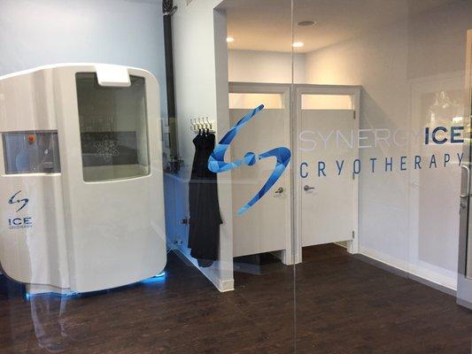 Come give our cryotherapy chamber a try!