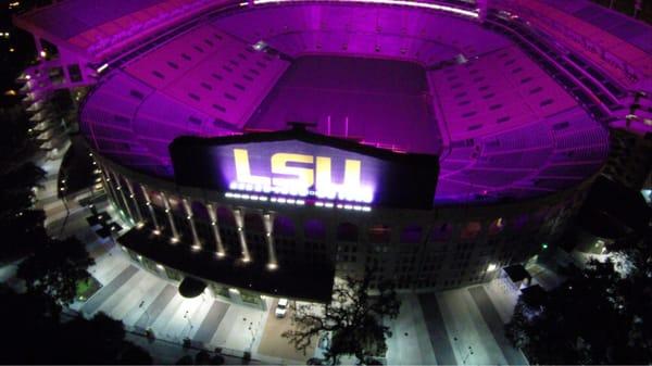 Aerial Photo of Tiger Stadium