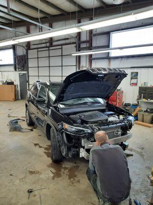 Preparing a body repair