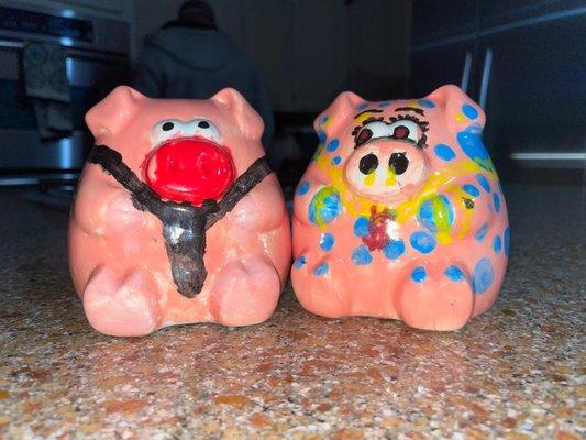 My piggy boyfriend and piggy girlfriend