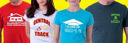 Custom T-Shirts for Schools, Businesses and other Organizations.