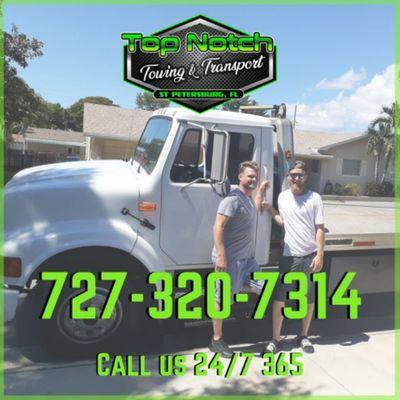 Top Notch Towing and Transport is a locally owned small business.