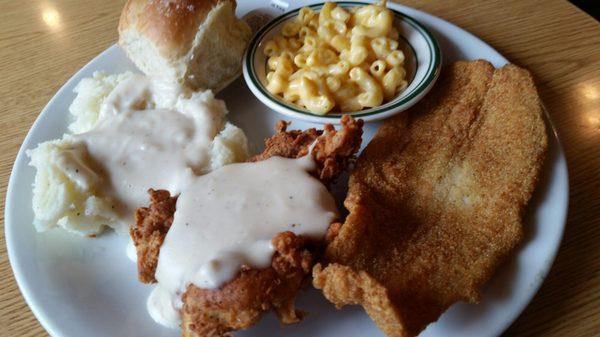 Catfish & Chicken Fried Chicken Combo Plate