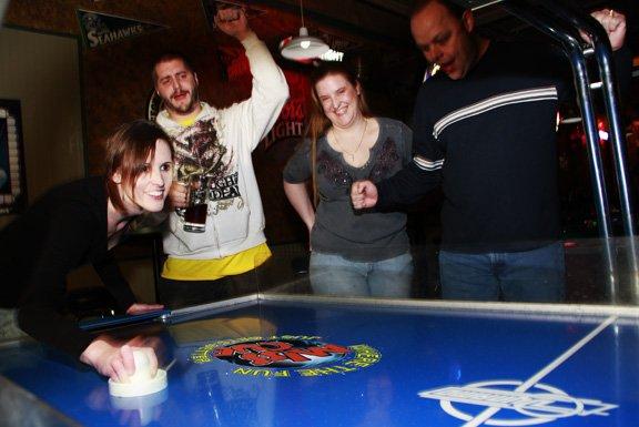 Competitive Game of Air Hockey