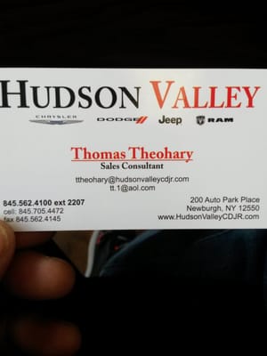 Sales card