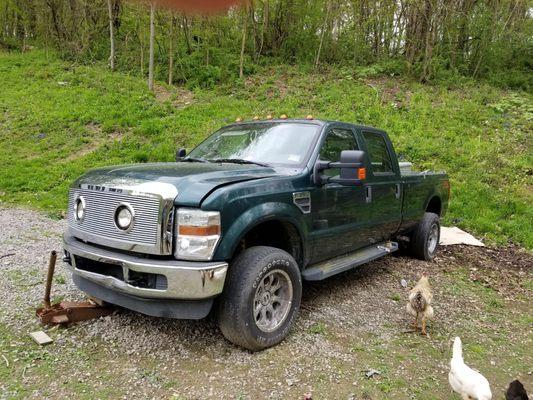 2009 F 350 super duty crew cab,