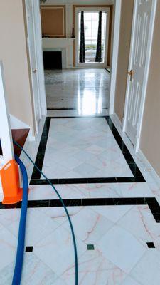 Marble, travertine, and all high-end tiles...don't worry, we're IICRC certified to clean all of it professionally!