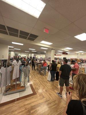 Worst TJ Maxx, long lines and only 3 registers open on the weekends.