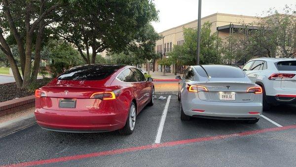 Both these Tesla's were done at Sublime.