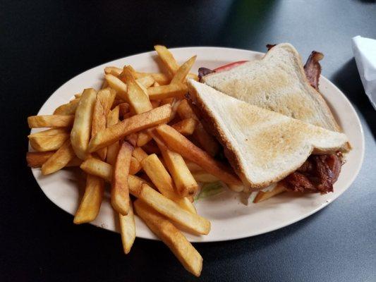 BLT and fries