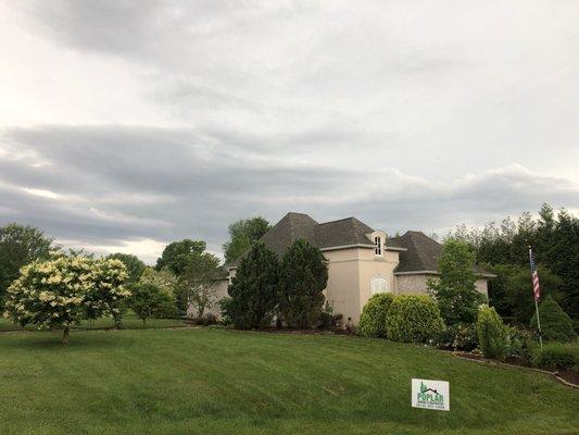 A new roof we installed in western Clay County, Indiana.