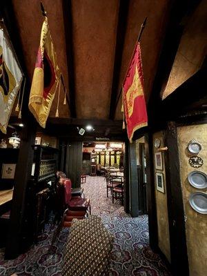 The Beautiful Interior of the 100 year old Scottish Pub & Steakhouse. C.C.Brown's The Original Hot Fudge Sundae @ Tam O'Shanter