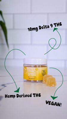 Delta 9 THC Gummies! Hemp Derived! Lab Tested!