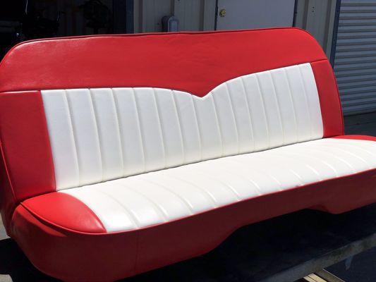 (Old school Dodge bench seat)