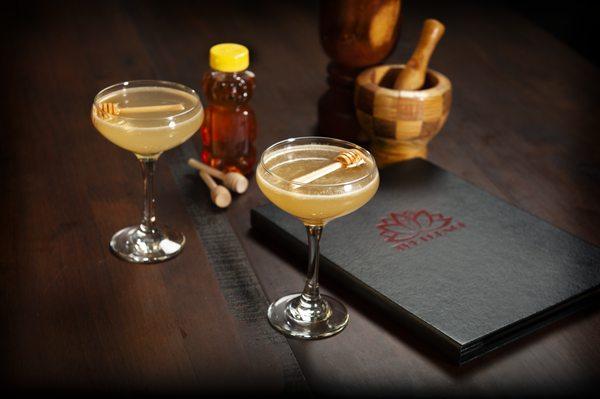 We offer hand crafted cocktails & martinis from times pasted like the bees knees.