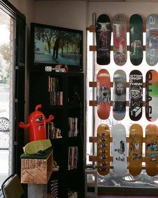 BOOK SHELF- COME HANG OUT AND LOOK AT SOME SKATE MAGS