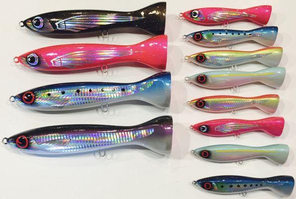 Lures- top water poppers "FCL LABO not available at serious tackle"