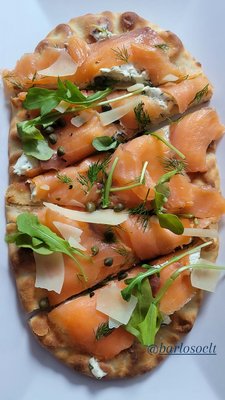 Smoked Salmon Flatbread- special feature