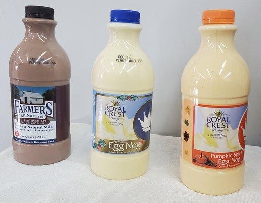 Chocolate on hand New products Egg nog of course seasonal 2021.11.24