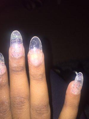 Horrible nail job