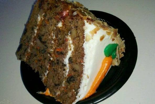 Carrot cake. Not bad