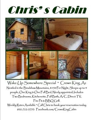 Chris's Cabin lodging