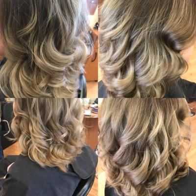 Gorgeous honey and cream blonde balayage