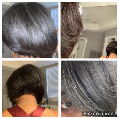 Inverted Bob cut by Nenneh