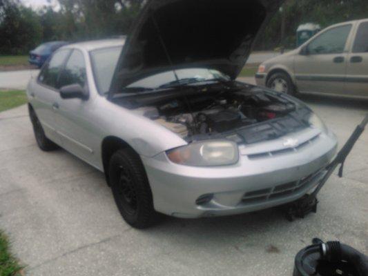 A oil change on this 2005 Chevrolet Cavalier made it feel like a new car.