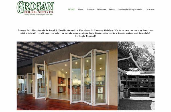 Groganbuildingsupply.com is newly launched!