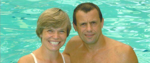 Star Swim Club founders and instructors--Olena & Igor.