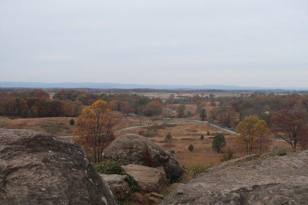 View from little round top