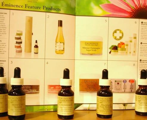 Eminence featured skincare line