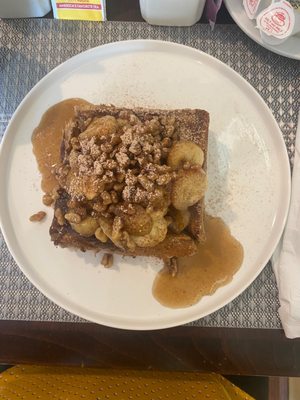 Banana walnut French toast