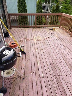 Refinishing this deck