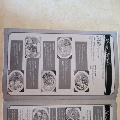 Menu, Page 3: House Specials