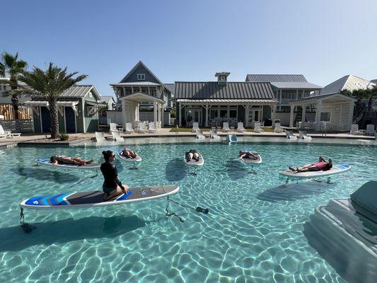 Paddle Board yoga at Cinnamon Shore & Palmilla!