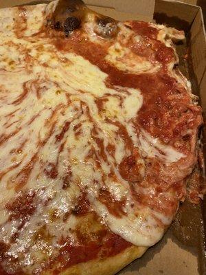 Ruined pizza