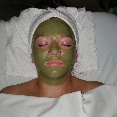 Teen facial with power masque